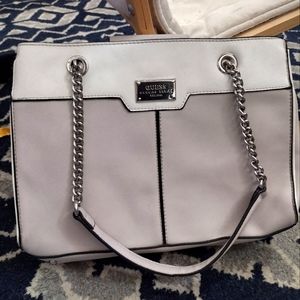 Guess cream purse
